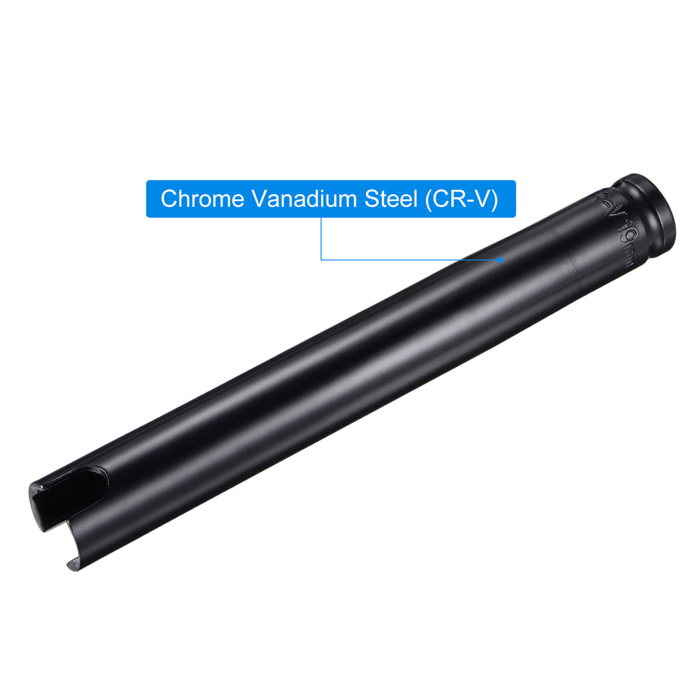 Harfington Slotted Deep Impact Socket, CR-V, 6-Point Metric