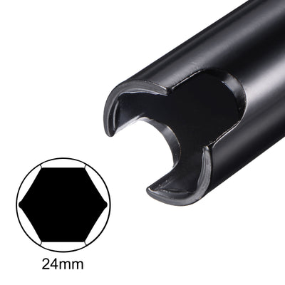 Harfington Slotted Deep Impact Socket, CR-V, 6-Point Metric