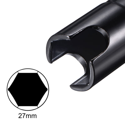Harfington Slotted Deep Impact Socket, CR-V, 6-Point Metric
