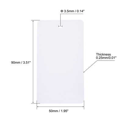 Harfington Waterproof Wires Plastic Shipping Tags