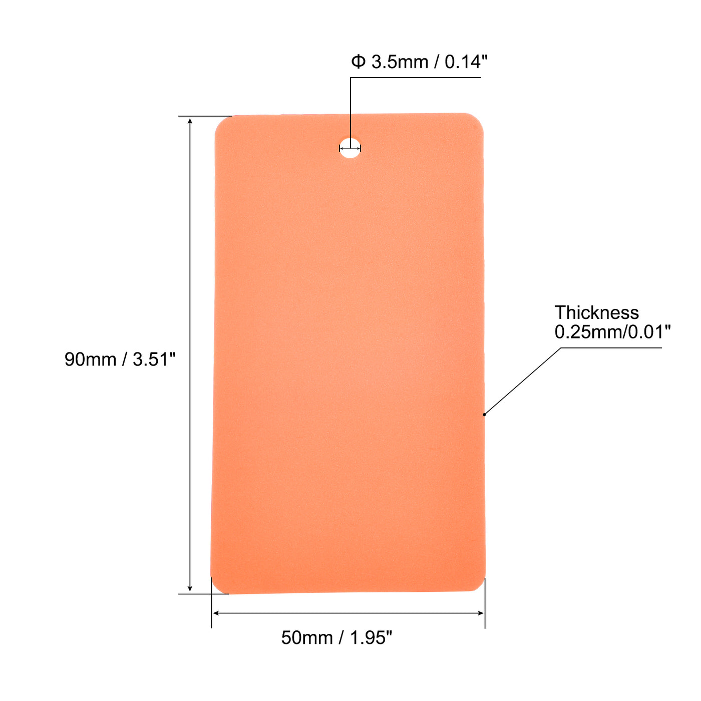 Harfington Waterproof Wires Plastic Shipping Tags