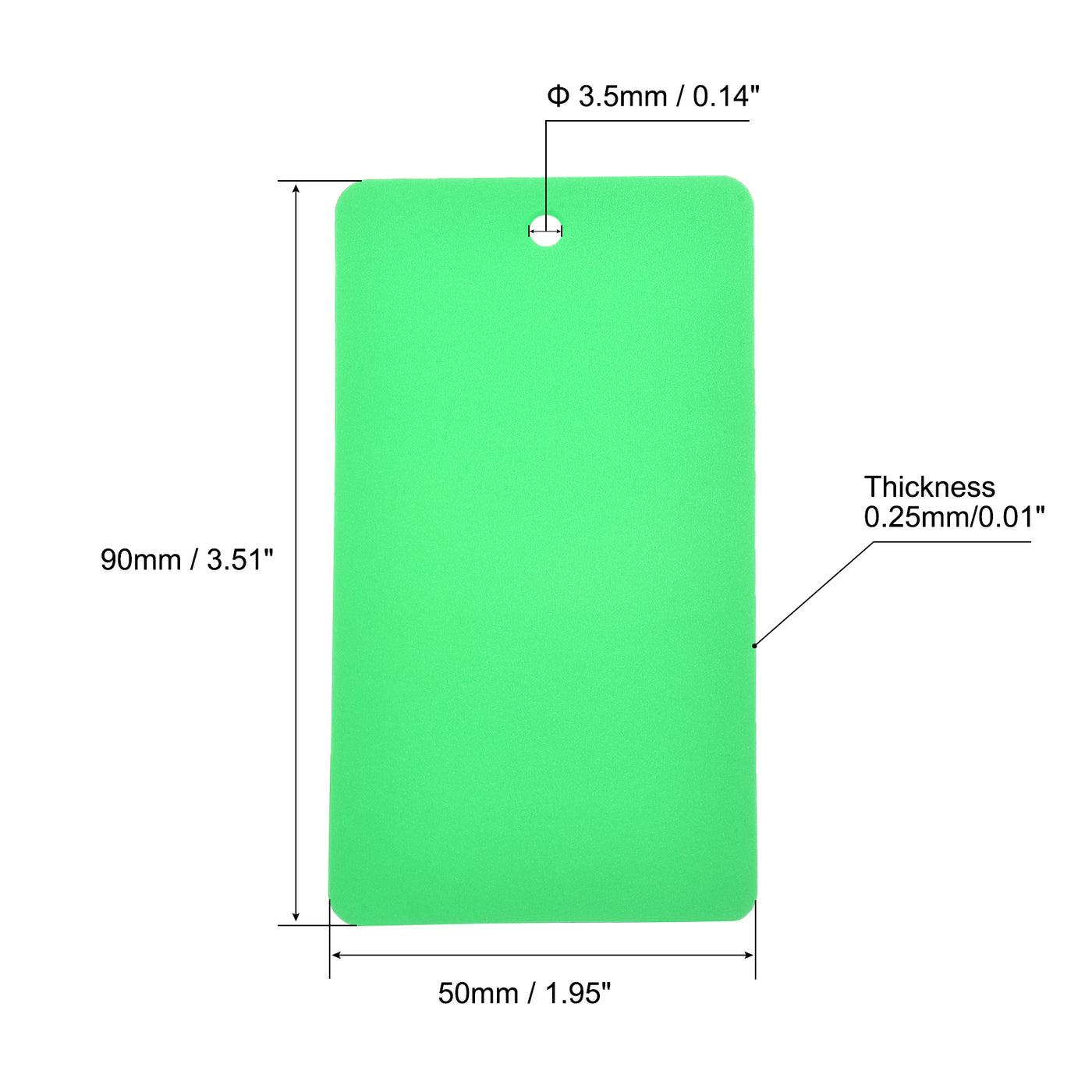 Harfington Waterproof Wires Plastic Shipping Tags