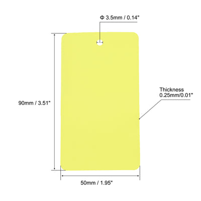 Harfington Waterproof Wires Plastic Shipping Tags