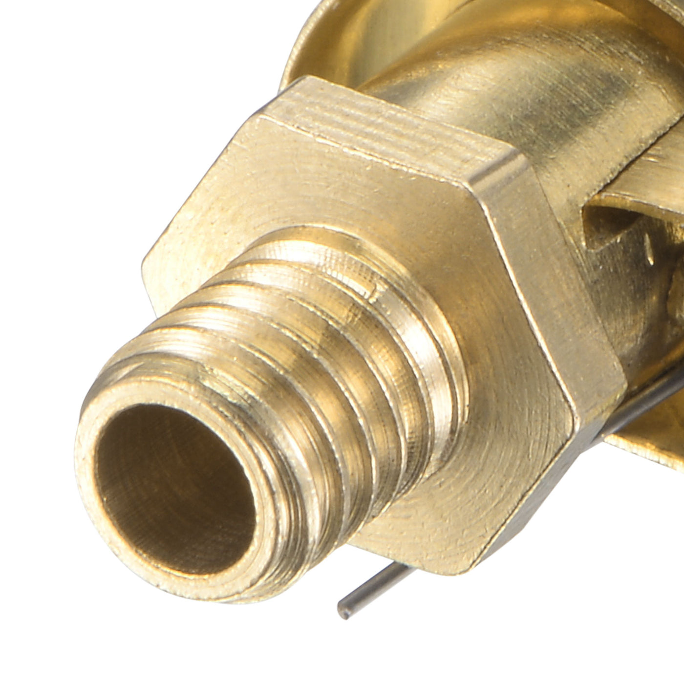 Harfington Spring Grease Oil Cup Cap M6x1 Male Thread Copper Machine Parts 4Pcs