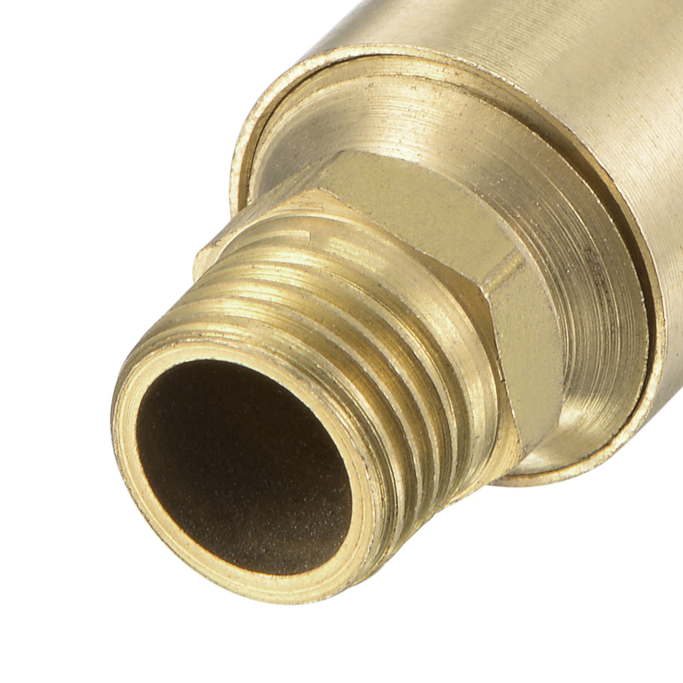 Harfington Grease Oil Cup Cap M8x1 Male Thread 1.5ml Brass Machine Parts 4Pcs