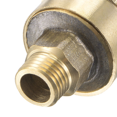 Harfington Grease Oil Cup Cap M8x1 Male Thread 3ml Brass Machine Parts