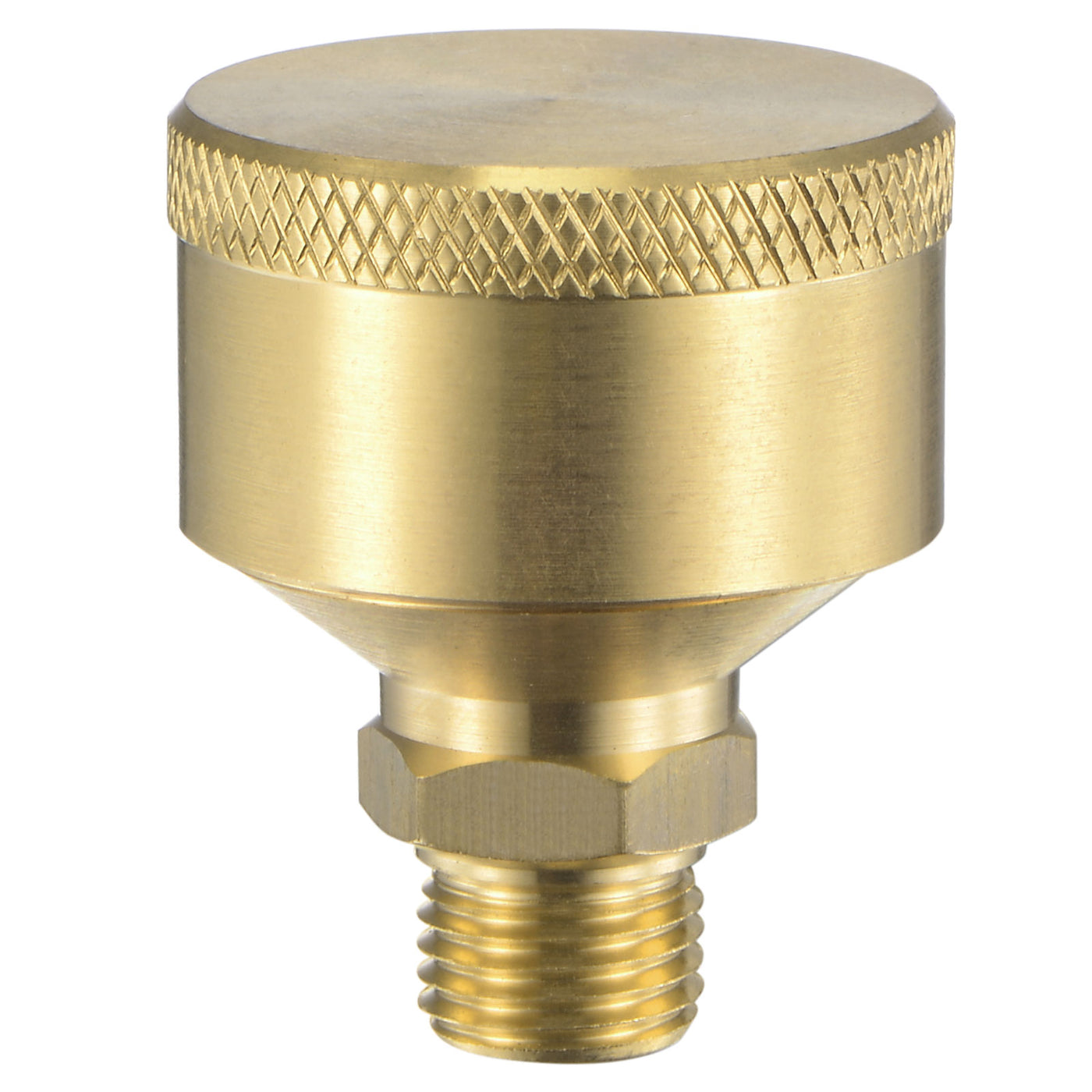Harfington Grease Oil Cup Cap M12x1.25 Male Thread 12ml Brass Machine Parts