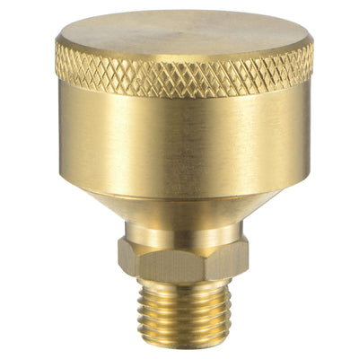 Harfington Grease Oil Cup Cap M12x1.25 Male Thread 12ml Brass Machine Parts