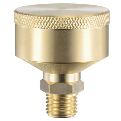 Harfington Grease Oil Cup Cap M14x1.5 Male Thread 25ml Brass Machine Parts