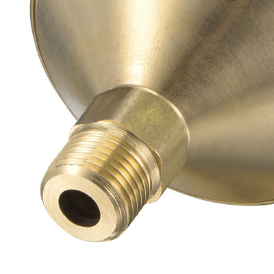 Harfington Grease Oil Cup Cap M16x1.5 Male Thread 100ml Brass Machine Parts