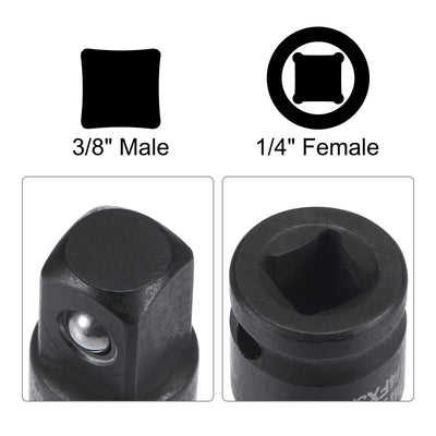 Harfington 6-Point Impact Shallow Socket with Adapter