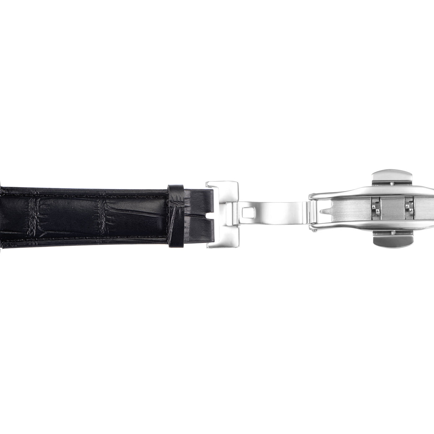 Harfington Folding Clasp Push Button Quick Release for Leather Watch Strap