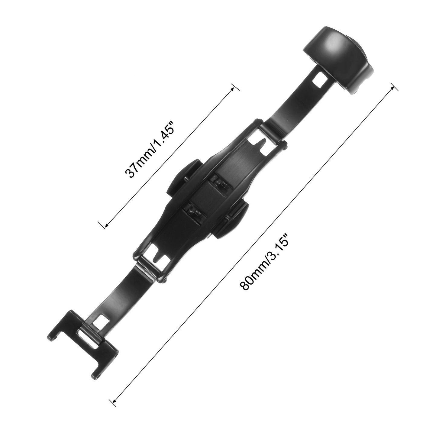 Harfington Folding Clasp Push Button Quick Release for Leather Watch Strap