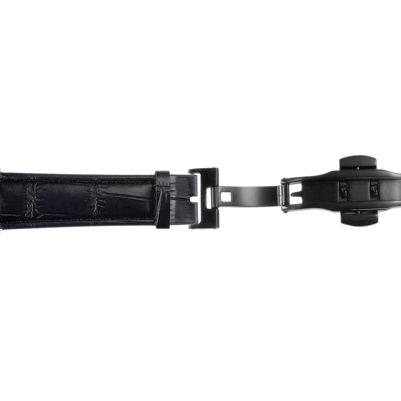 Harfington Folding Clasp Push Button Quick Release for Leather Watch Strap