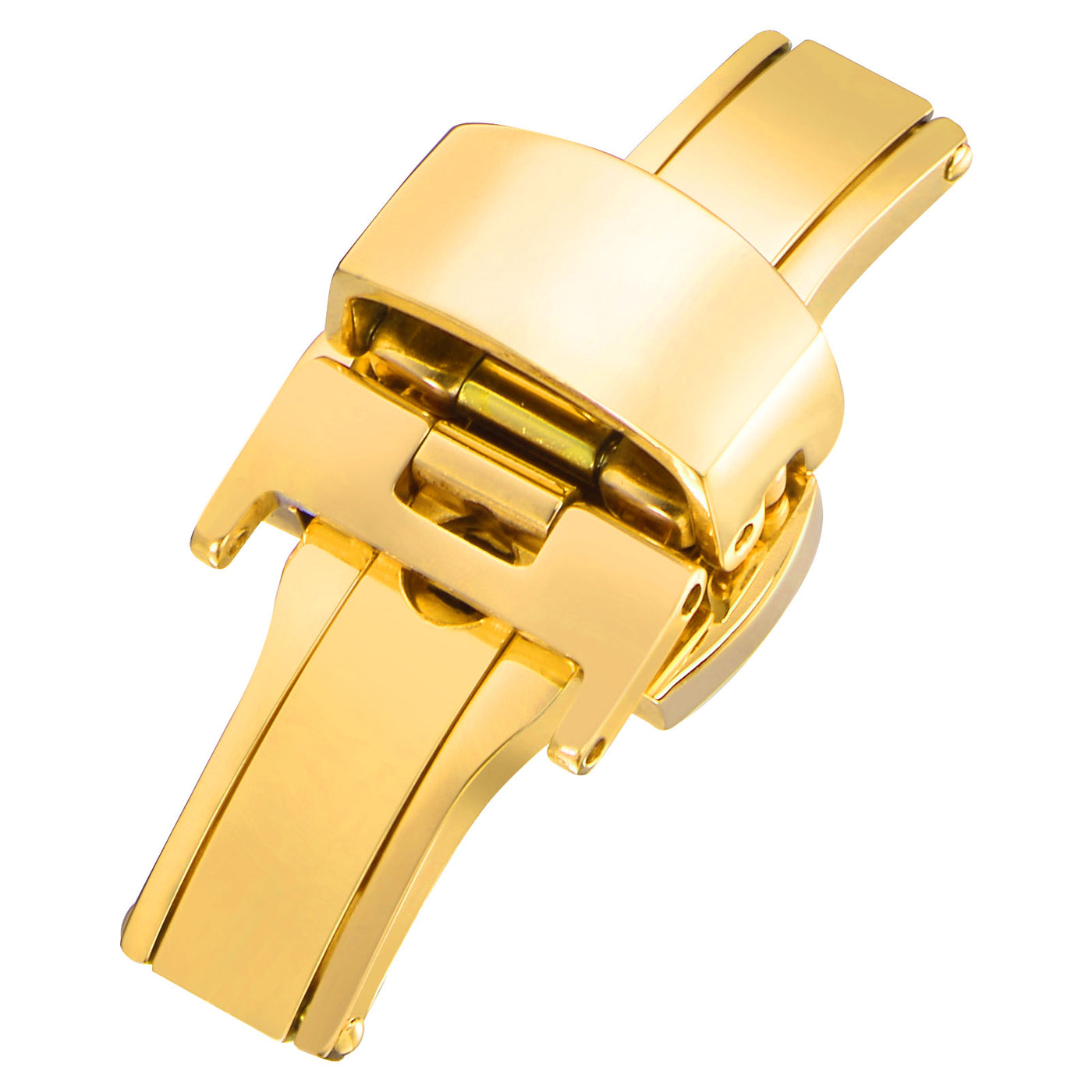 Harfington Folding Clasp Push Button Quick Release for Leather Watch Strap