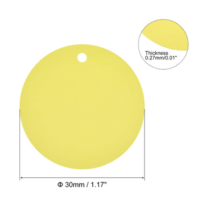 Harfington Round Plastic Tags Tear Proof Waterproof Price Tags W Tie