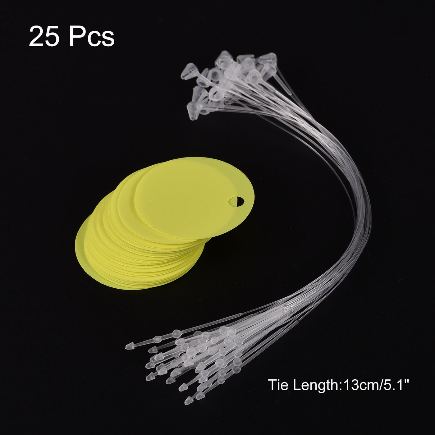 Harfington Round Plastic Tags Tear Proof Waterproof Price Tags W Tie