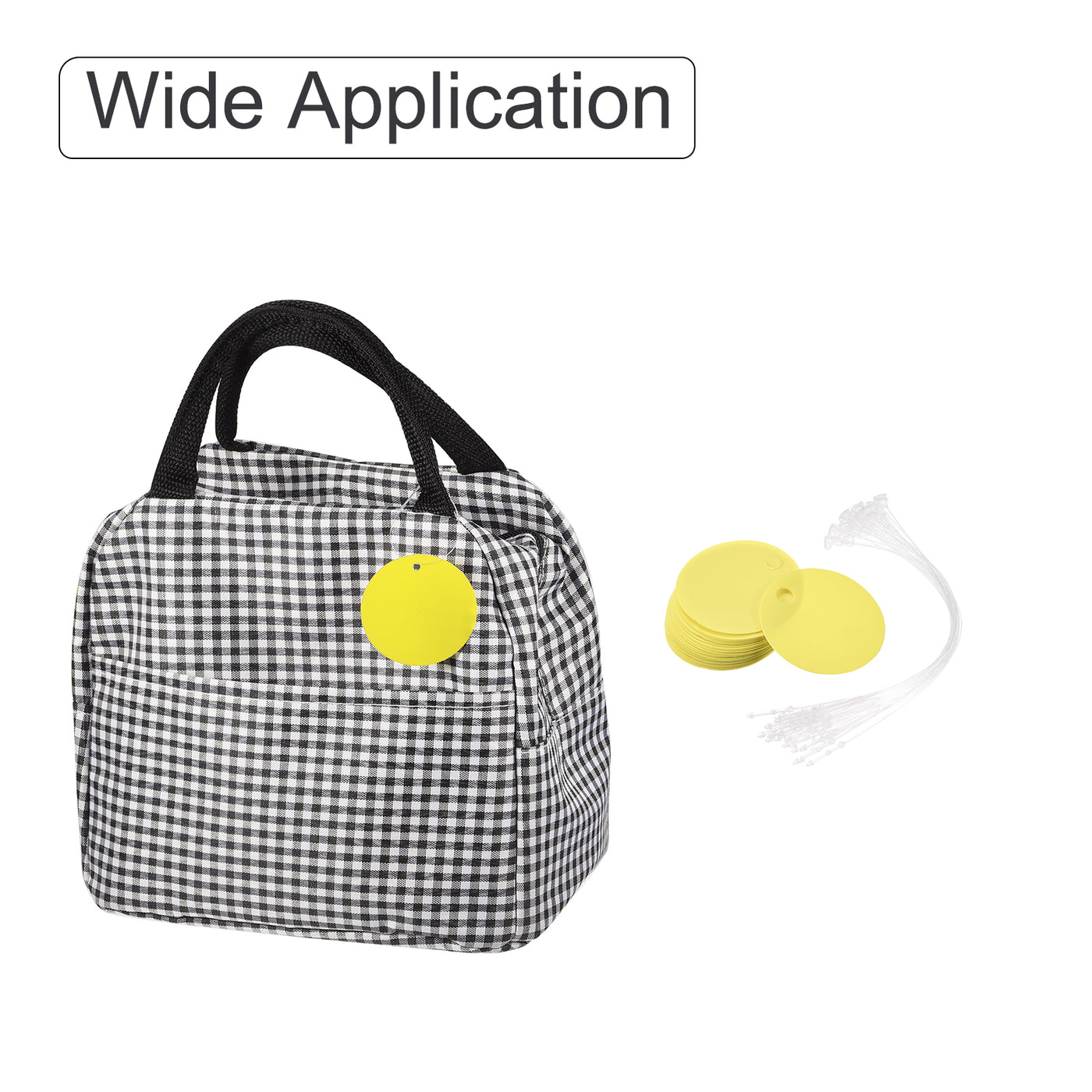 Harfington Round Plastic Tags Tear Proof Waterproof Price Tags W Tie