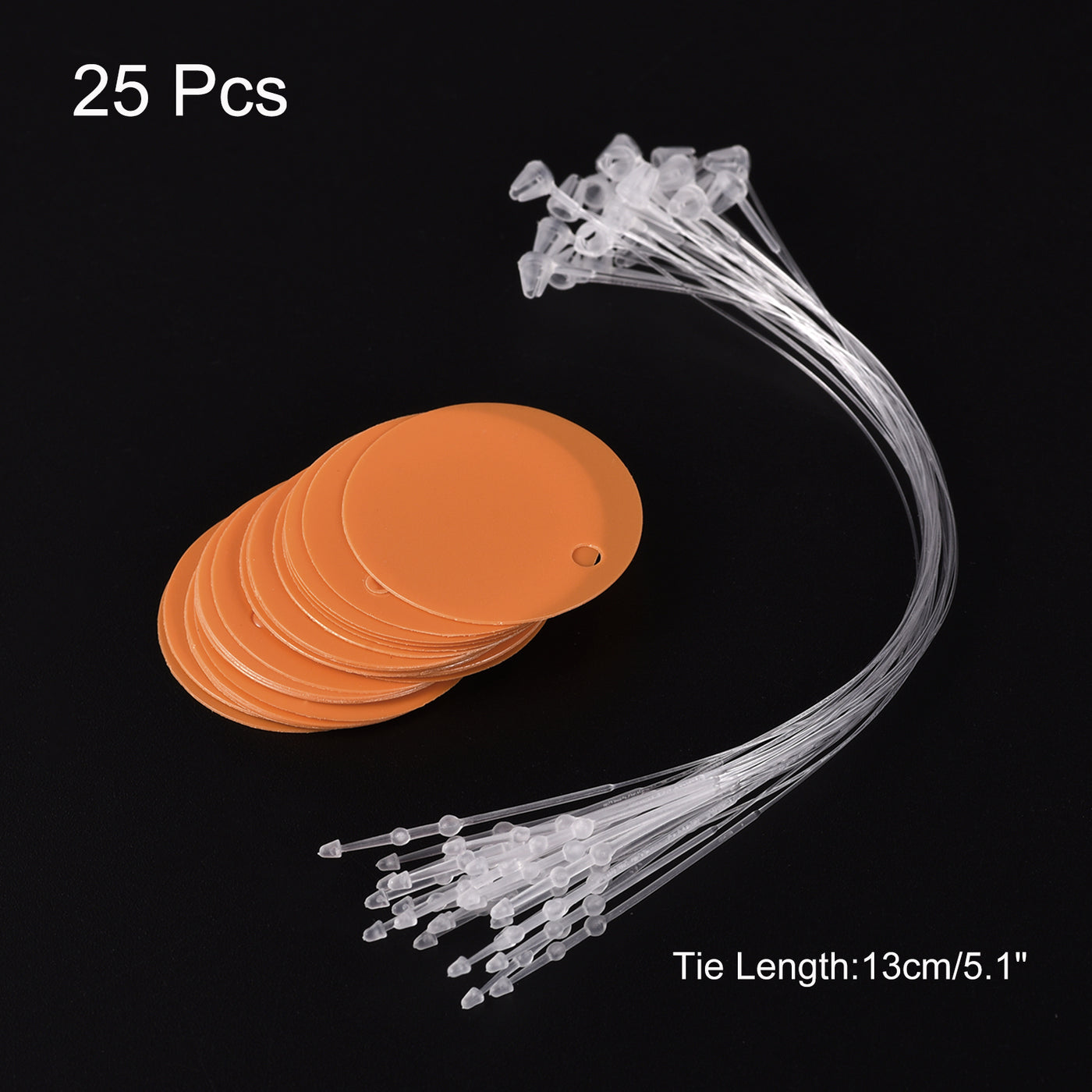 Harfington Round Plastic Tags Tear Proof Waterproof Price Tags W Tie