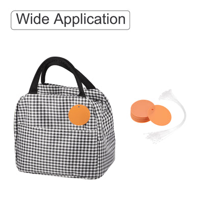 Harfington Round Plastic Tags Tear Proof Waterproof Price Tags W Tie