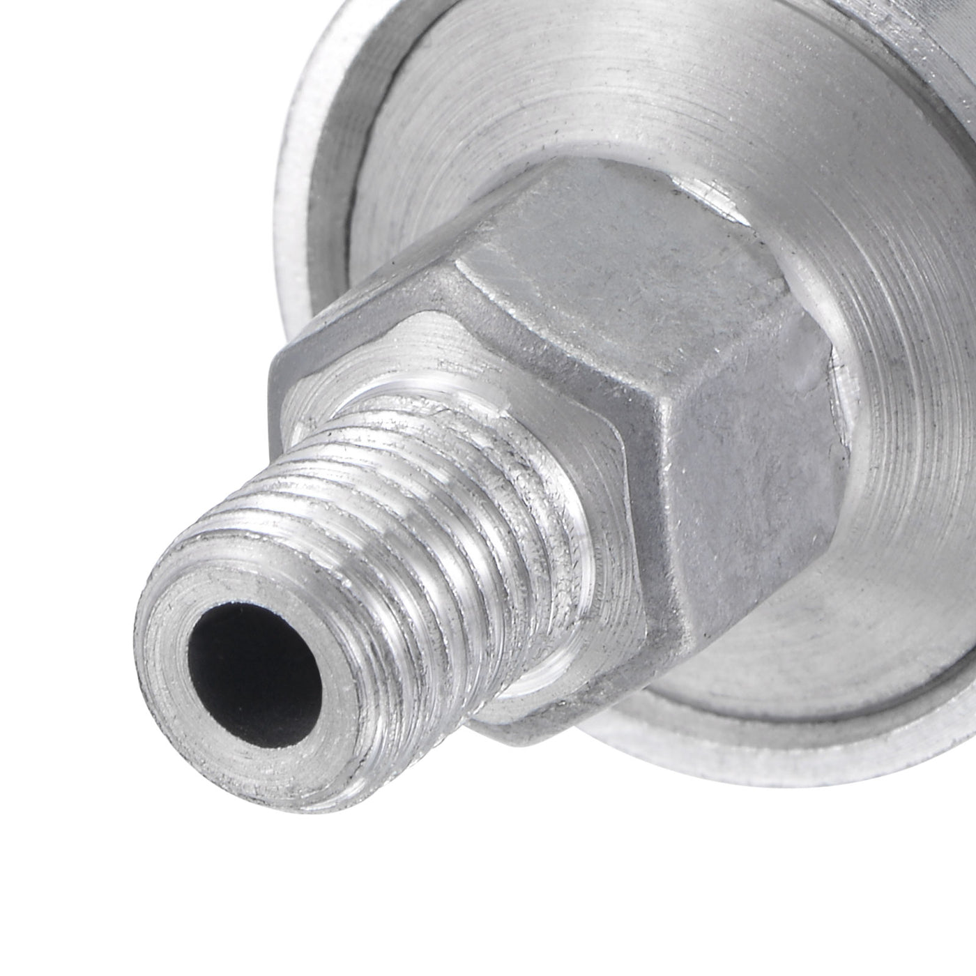 Harfington Machine Parts M8x1 Male Thread 3ml Grease Oil Cup Cap Aluminium Silver