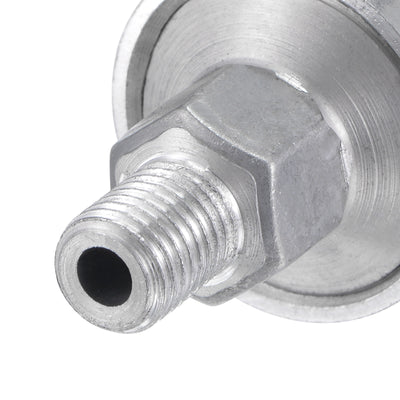 Harfington Machine Parts M8x1 Male Thread 3ml Grease Oil Cup Cap Aluminium Silver