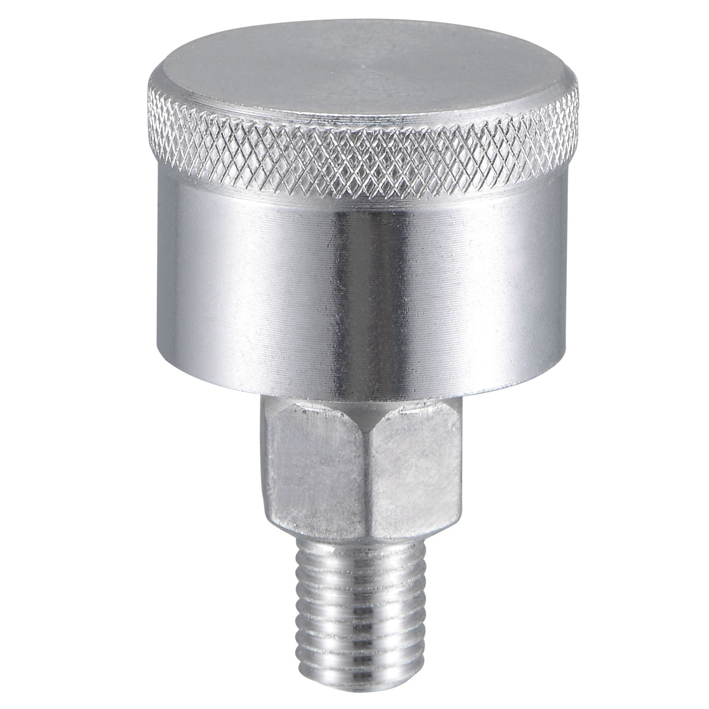 Harfington Machine Parts M8x1 Male Thread 3ml Grease Oil Cup Cap Aluminium Silver