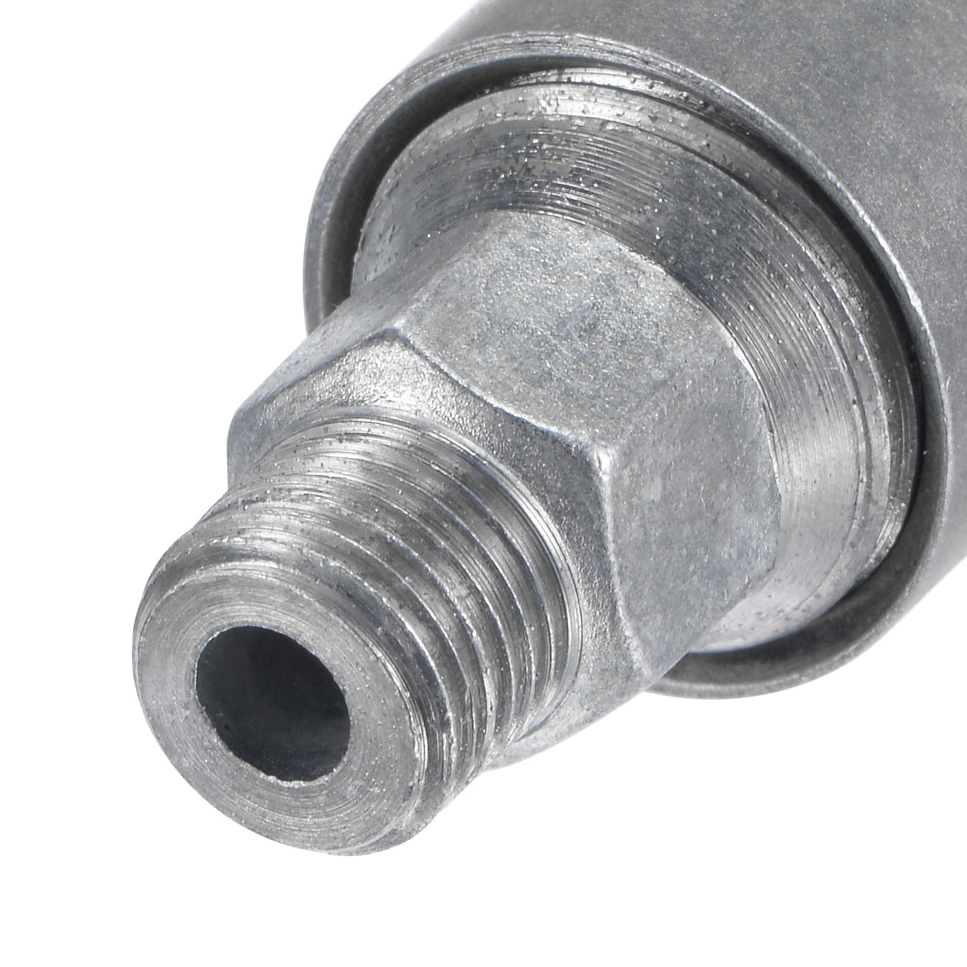 Harfington Machine Parts M10x1 Male Thread 1.5ml Grease Oil Cup Cap Aluminium Silver