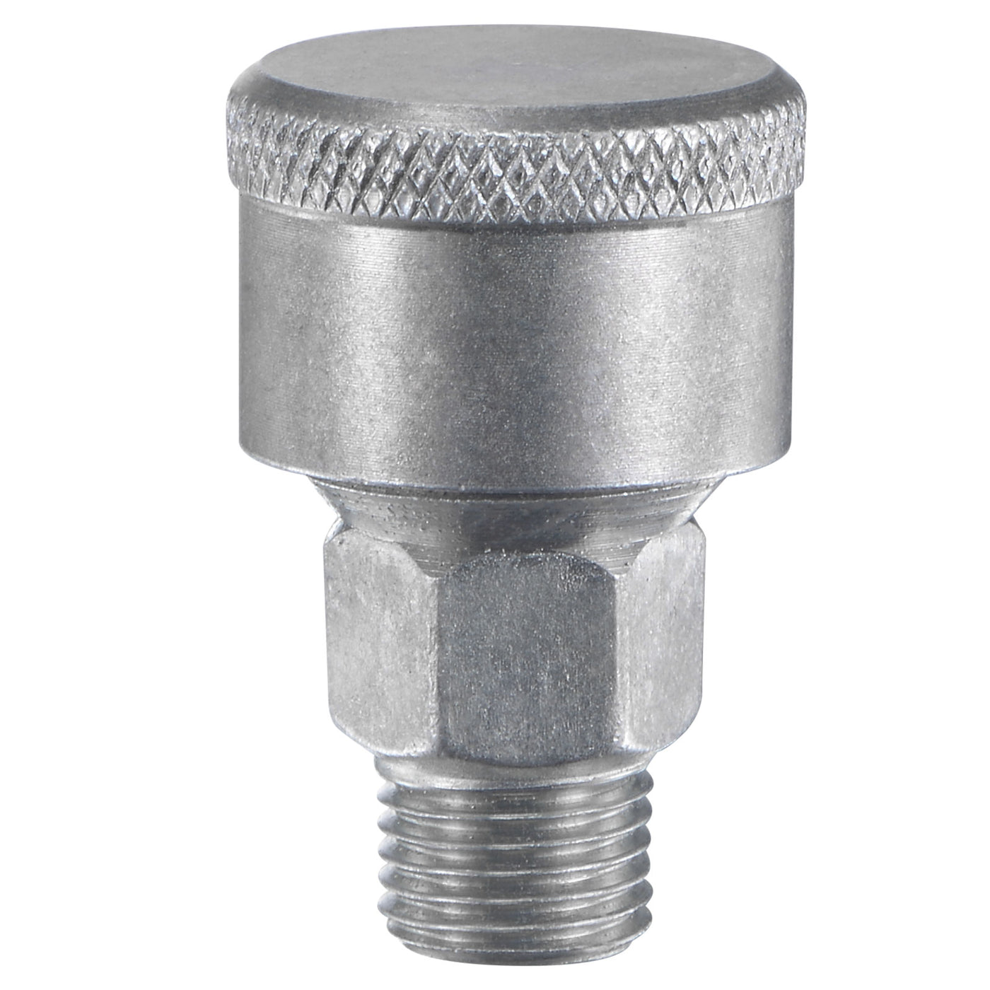 Harfington Machine Parts M10x1 Male Thread 1.5ml Grease Oil Cup Cap Aluminium Silver