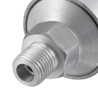 Harfington Machine Parts M12x1.25 Male Thread 12ml Grease Oil Cup Cap Aluminium Silver