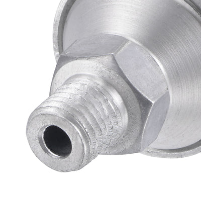 Harfington Machine Parts M12x1.5 Male Thread 12ml Grease Oil Cup Cap Aluminium Silver