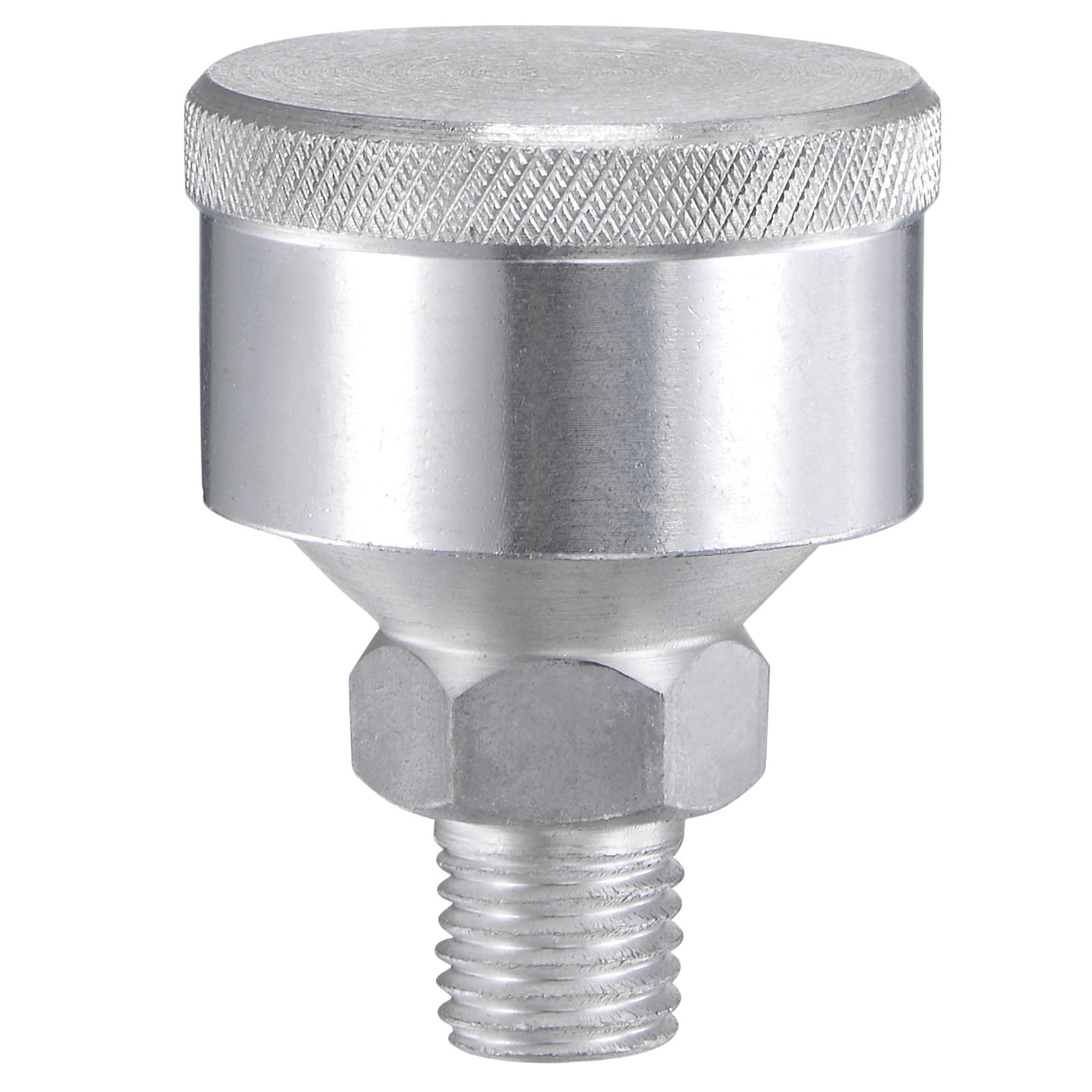 Harfington Machine Parts M12x1.5 Male Thread 12ml Grease Oil Cup Cap Aluminium Silver