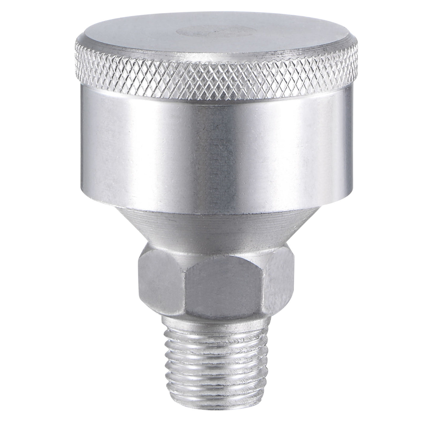 Harfington Machine Parts G1/4 Thread 12ml Grease Oil Cup Cap Aluminium Silver
