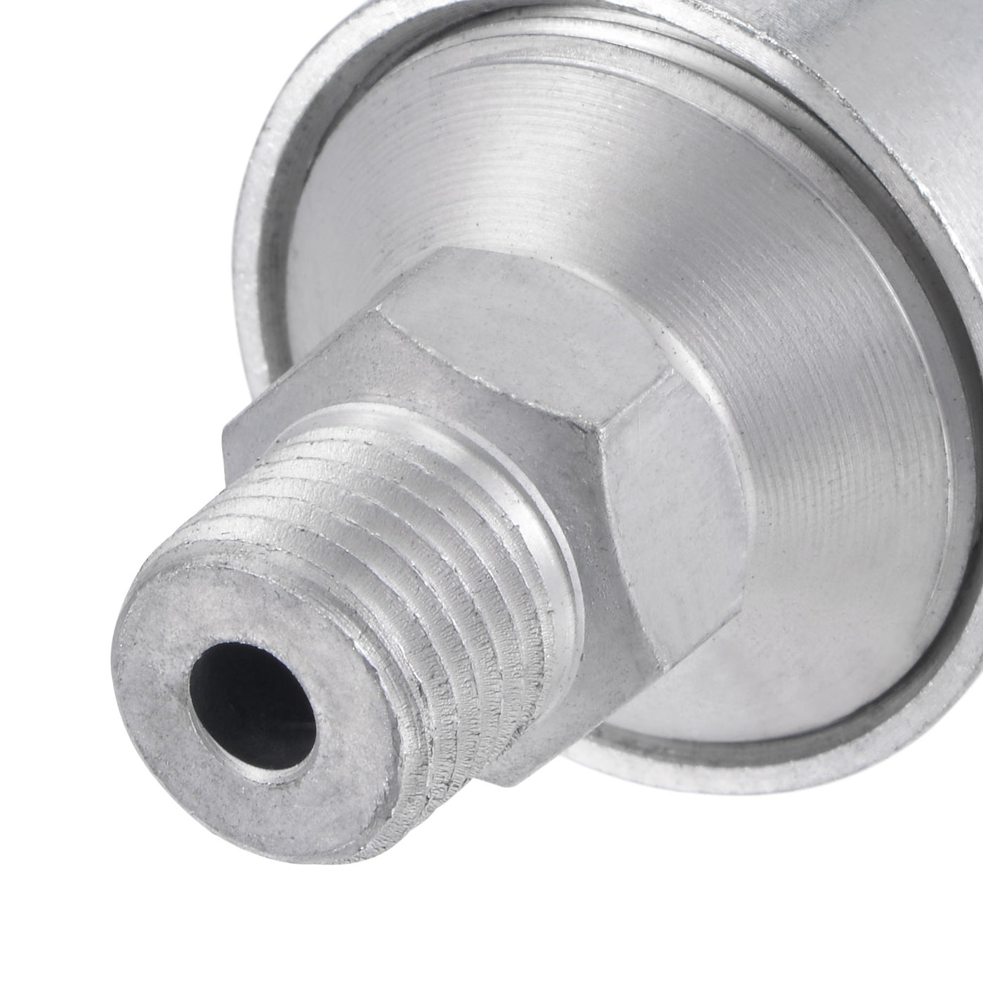 Harfington Machine Parts M14x1.5 Male Thread 12ml Grease Oil Cup Cap Aluminium Silver