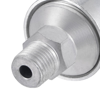 Harfington Machine Parts M14x1.5 Male Thread 12ml Grease Oil Cup Cap Aluminium Silver