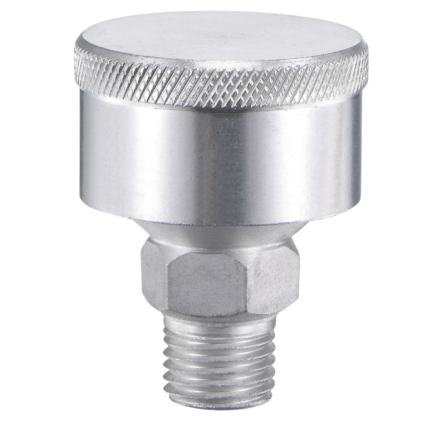 Harfington Machine Parts M14x1.5 Male Thread 12ml Grease Oil Cup Cap Aluminium Silver
