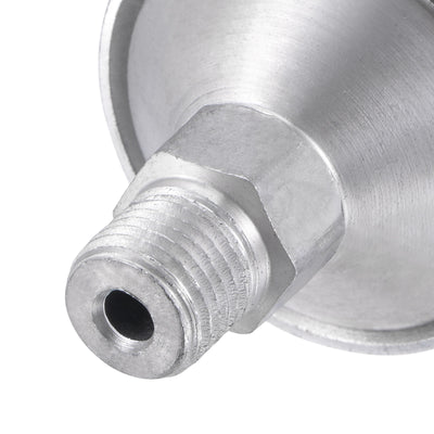 Harfington Machine Parts M14x1.5 Male Thread 25ml Grease Oil Cup Cap Aluminium Silver