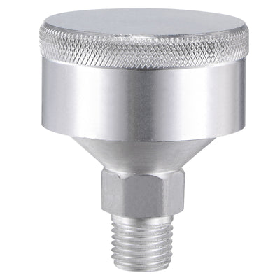 Harfington Machine Parts M14x1.5 Male Thread 25ml Grease Oil Cup Cap Aluminium Silver
