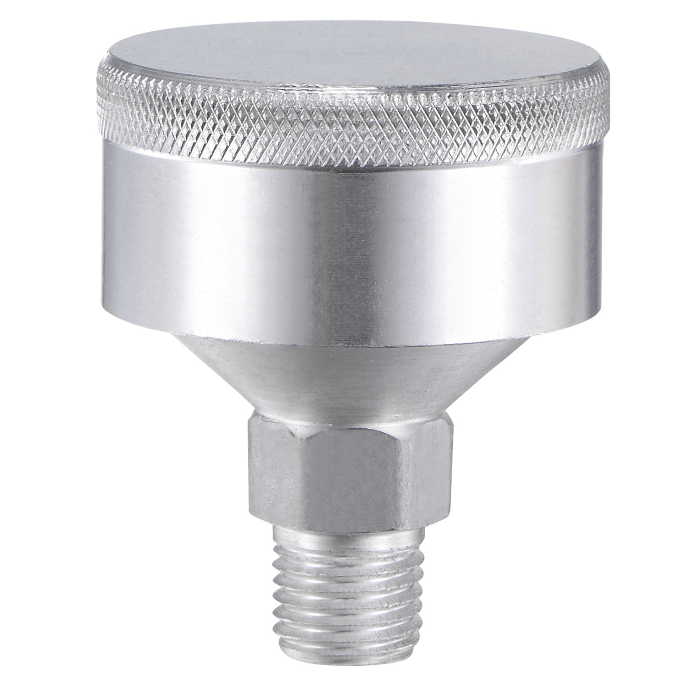 Harfington Machine Parts M14x1.5 Male Thread 25ml Grease Oil Cup Cap Aluminium Silver