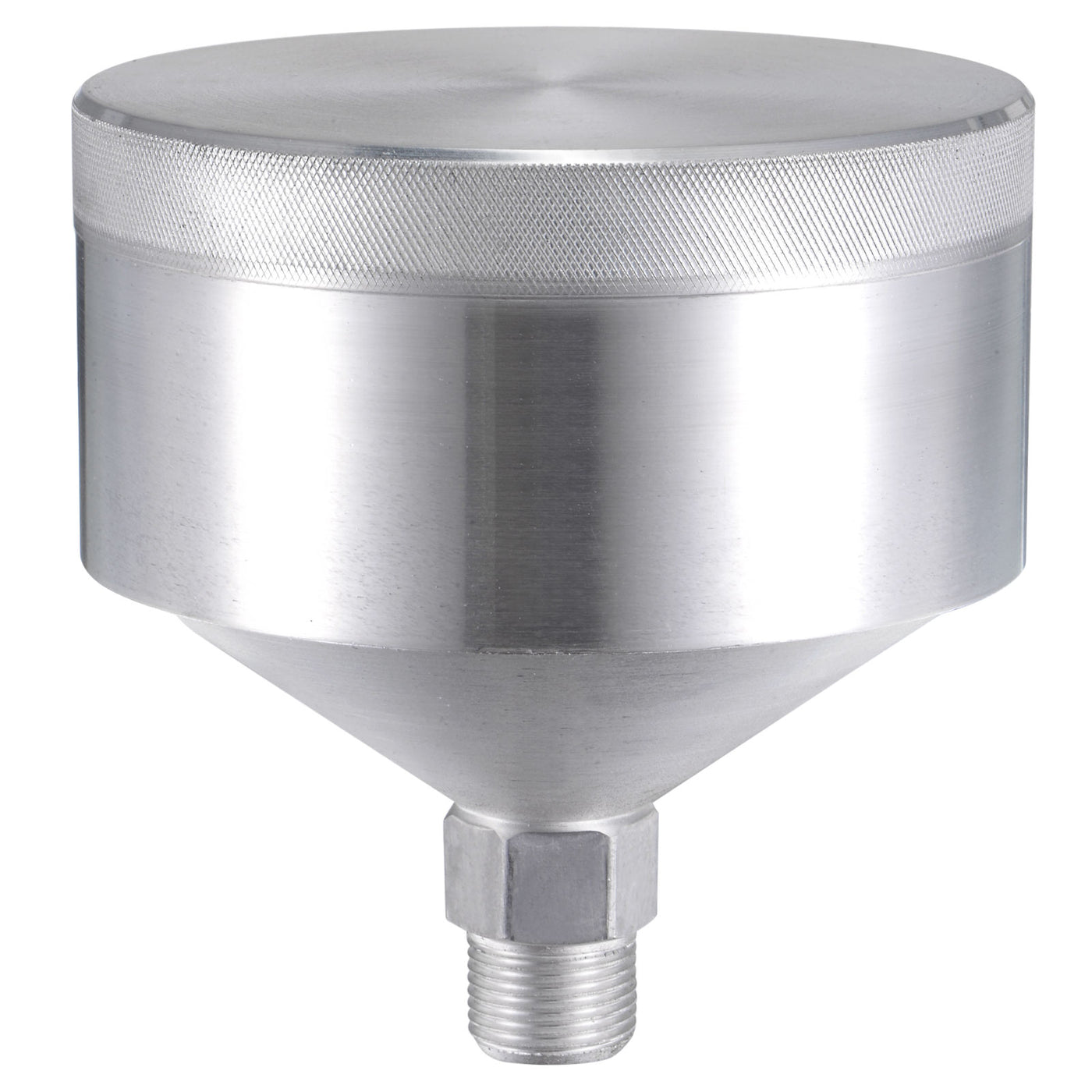 Harfington Machine Parts M20x1.5 Male Thread 400ml Grease Oil Cup Cap Aluminium Silver