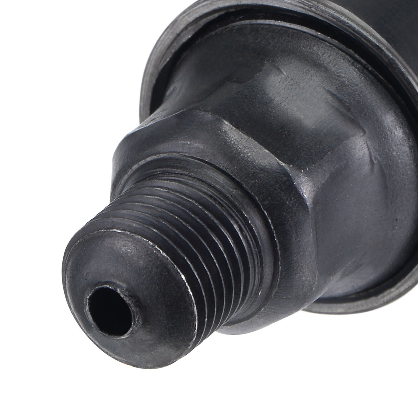 Harfington Machine Parts M10x1 Male Thread 3ml Grease Oil Cup Cap Carbon Steel Oiler Black