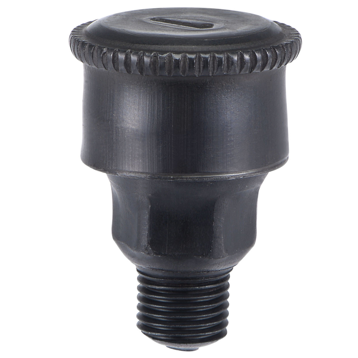 Harfington Machine Parts M10x1 Male Thread 3ml Grease Oil Cup Cap Carbon Steel Oiler Black