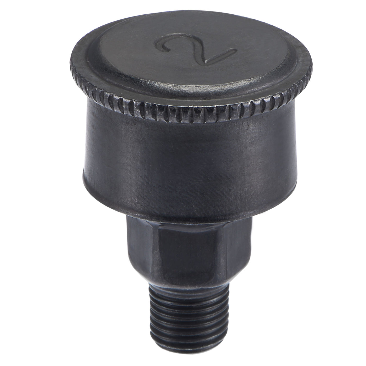 Harfington Machine Parts M10x1 Male Thread 6ml Grease Oil Cup Cap Carbon Steel Oiler Black