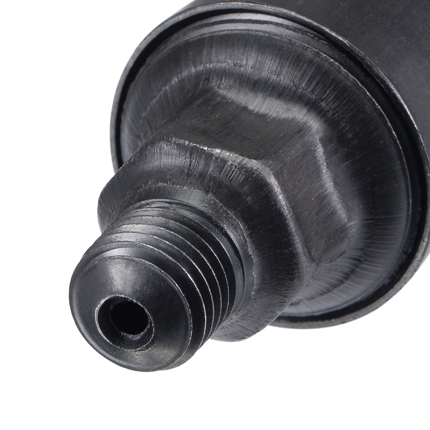 Harfington Machine Parts M12x1.5 Male Thread 12ml Grease Oil Cup Cap Carbon Steel Oiler Black