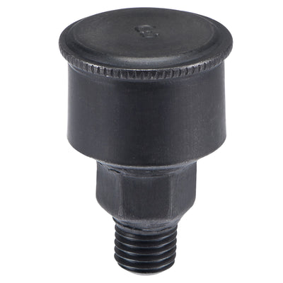 Harfington Machine Parts M12x1.5 Male Thread 12ml Grease Oil Cup Cap Carbon Steel Oiler Black