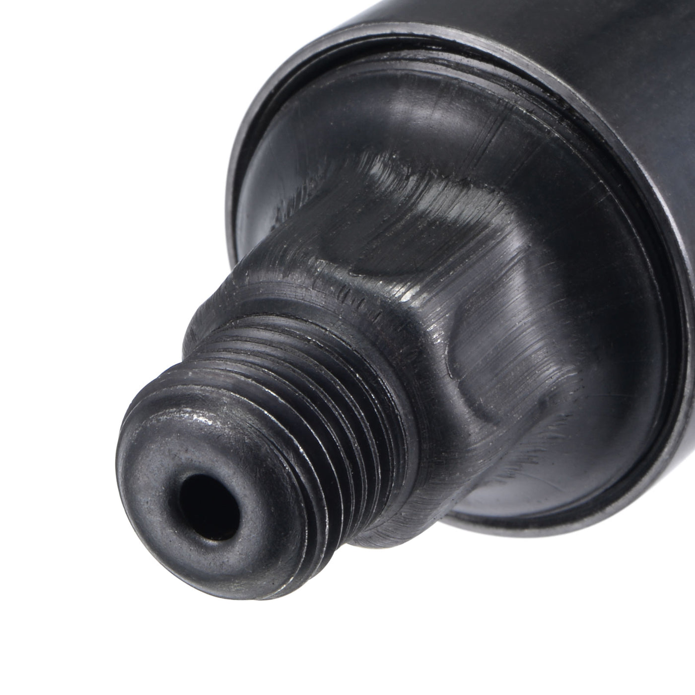 Harfington Machine Parts G1/4 Thread 12ml Grease Oil Cup Cap Carbon Steel Oiler Black