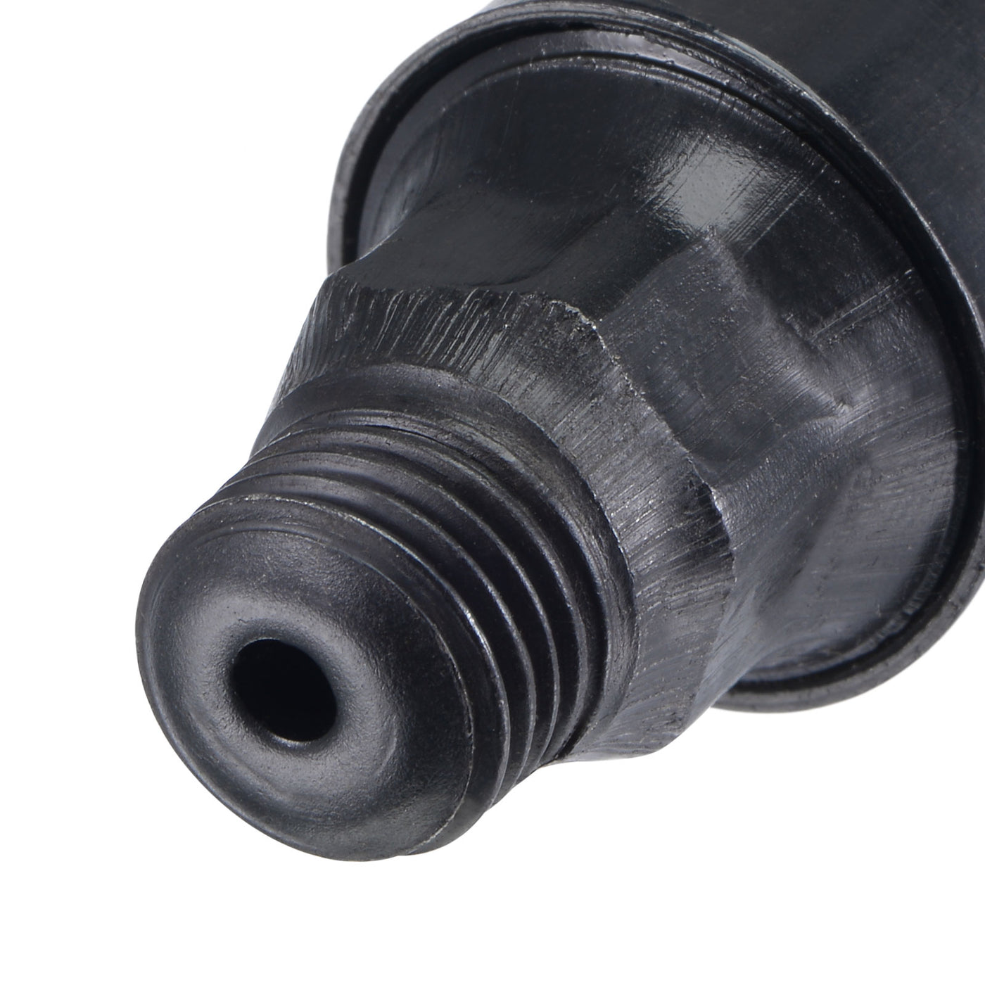 Harfington Machine Parts M14x1.5 Male Thread 6ml Grease Oil Cup Cap Carbon Steel Oiler Black