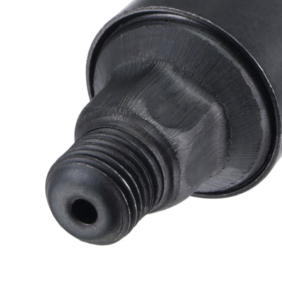 Harfington Machine Parts M14x1.5 Male Thread 12ml Grease Oil Cup Cap Carbon Steel Oiler Black