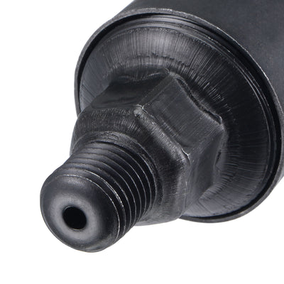 Harfington Machine Parts M14x1.5 Male Thread 18ml Grease Oil Cup Cap Carbon Steel Oiler Black