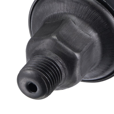 Harfington Machine Parts M14x1.5 Male Thread 25ml Grease Oil Cup Cap Carbon Steel Oiler Black
